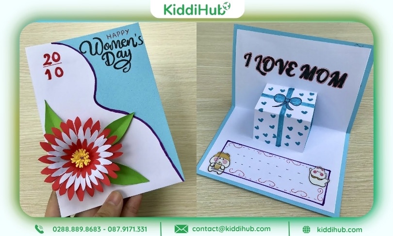 Cách làm thiệp 20/10 đơn giản tặng mẹ đầy ý nghĩa