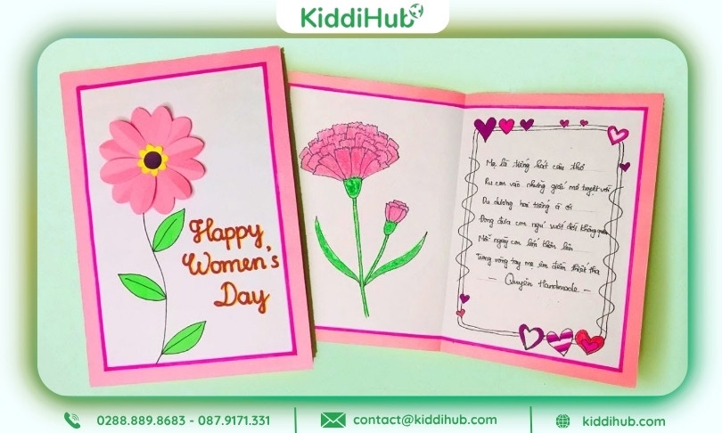 Cách làm thiệp 20/10 kết hợp họa tiết vẽ tay mới lạ