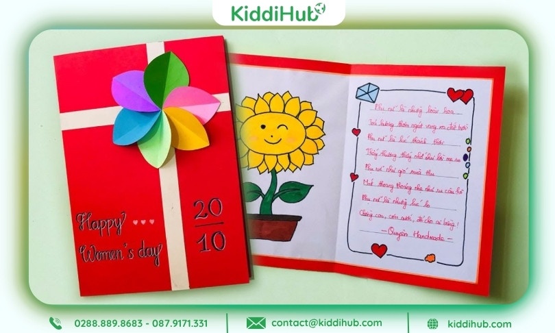 Cách làm thiệp 20/10 sáng tạo giúp bạn gửi gắm chân tình