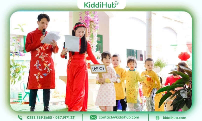 Lời dẫn chương trình Tết cho trẻ mầm non kết nối cô và trẻ