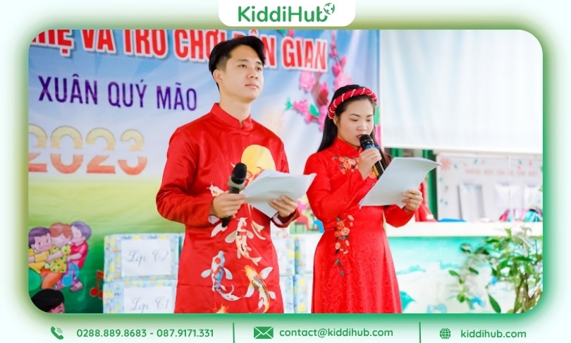 Lời dẫn chương trình Tết cho trẻ mầm non mang lại niềm vui cho bé