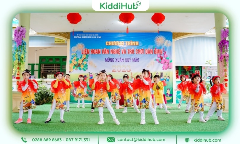 Lời dẫn chương trình Tết cho trẻ mầm non gợi tinh thần đoàn kết