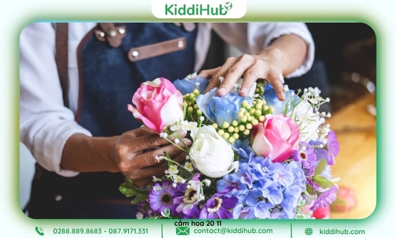 Cắm hoa 20/11 – Khi sắc hoa thay lời tri ân sâu sắc