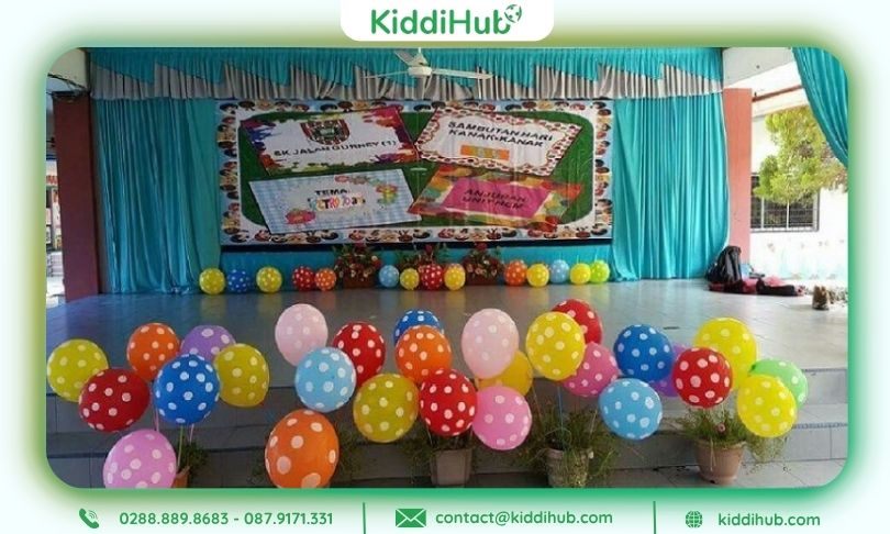 Mẫu trang trí bảng lớp 20 11 mầm non – Đơn giản mà nổi bật