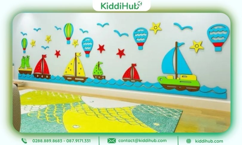 Trang trí lớp học mầm non 20 11 – Hòa quyện giữa sáng tạo và cảm xúc