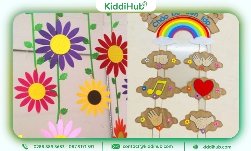 Góc lớp rộn ràng với mẫu trang trí 20 11 trường mầm non ấn tượng