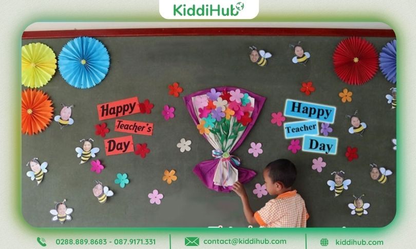 Gợi ý trang trí 20 11 trường mầm non theo chủ đề