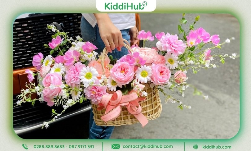 Hoa lụa – Vẻ đẹp bền lâu như tình thầy trò không phai