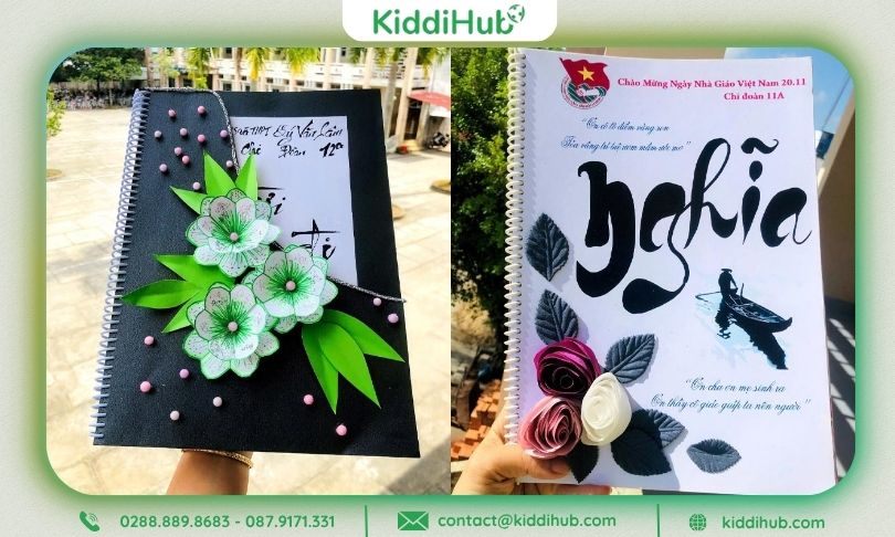 Viết lời kết & hoàn thiện trang trí tập san 20/11