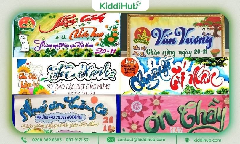 Tiêu đề – Linh hồn của báo tường 20 11