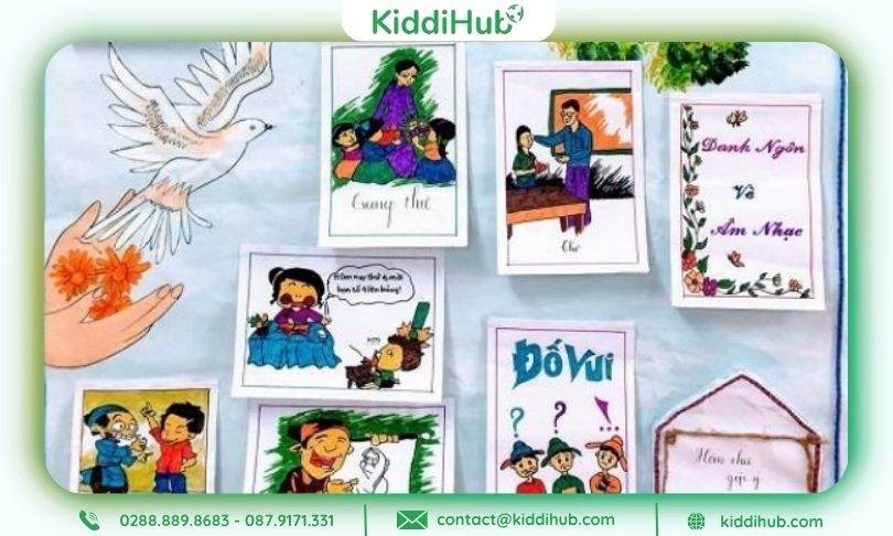 Mẫu báo tường 20 11 - Chắp cánh ước mơ