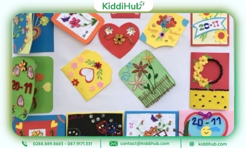 Mẫu báo tường 20 11 mầm non - Vườn ươm