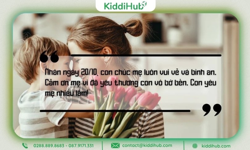 Hình ảnh 20/10 đẹp tặng mẹ