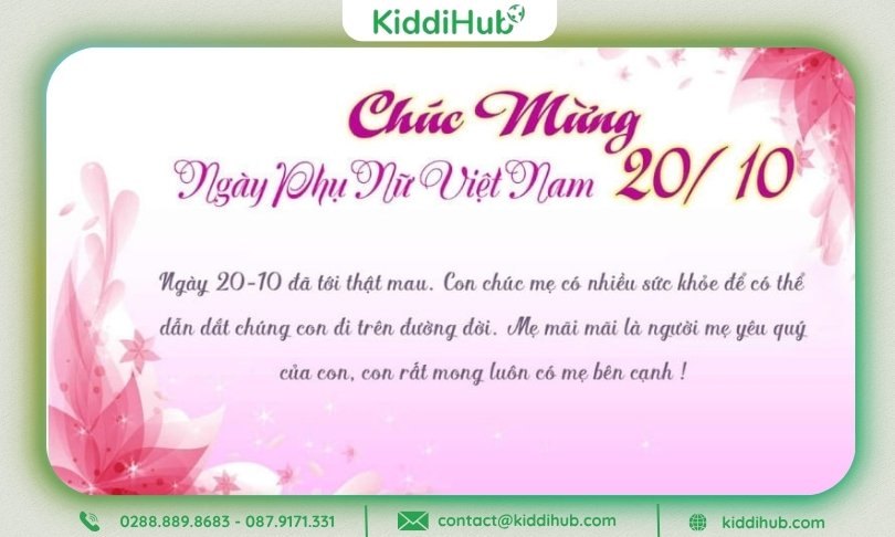 Bức ảnh gửi tặng mẹ làm ngày 20/10 thêm trọn vẹn và ý nghĩa