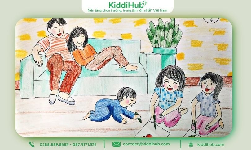 Cả nhà cùng vẽ – Gắn kết yêu thương trong ngày 20/10