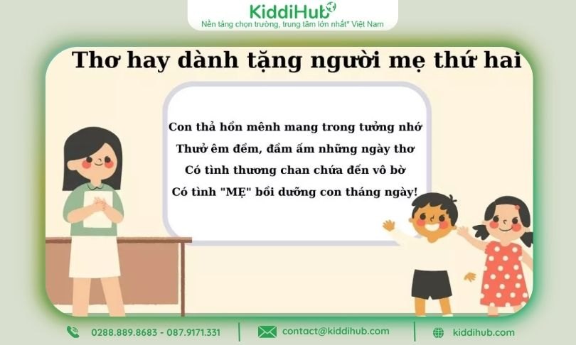 Thơ 20/10 tặng cô giáo ngắn gọn, xúc tích