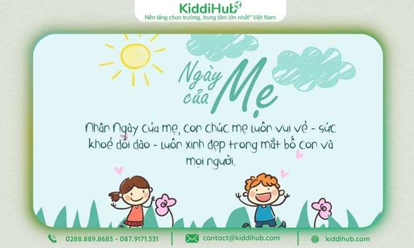 Ý nghĩa của bài thơ về ngày 20/10 cho trẻ mầm non