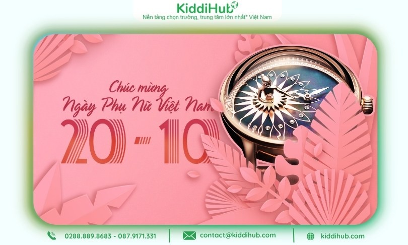 Khi chọn Background 20/10, bạn cần cân nhắc kỹ lưỡng về gam màu, phong cách thiết kế