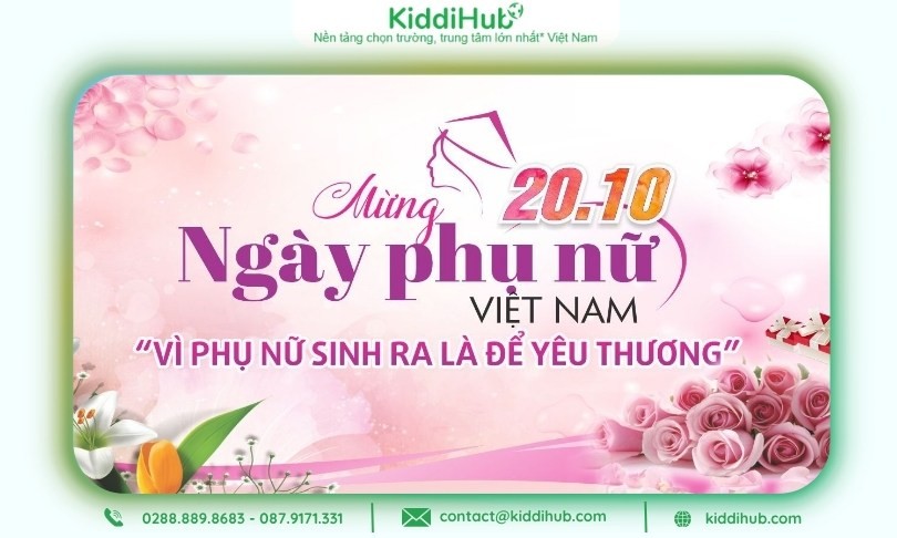 Hình nền 20/10 rực rỡ tôn vinh Phụ nữ Việt Nam