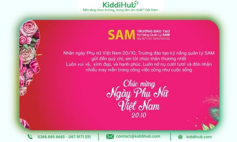 Nền 20/10 phong cách hiện đại, phù hợp cho các cơ quan trường học