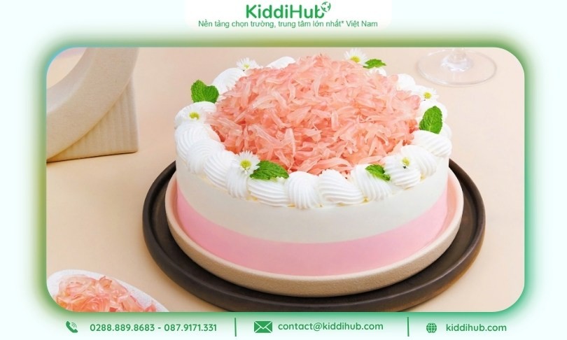 Bánh kem 20/10 thanh lịch, hiện đại