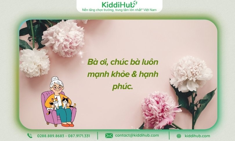 Lời chúc bà 20/10 ngắn gọn, giản dị