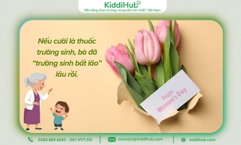 Lời chúc bà 20/10 hài hước, gần gũi 