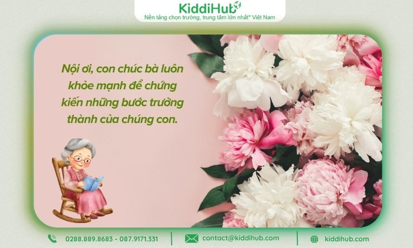 Lời chúc 20/10 cho bà nội 