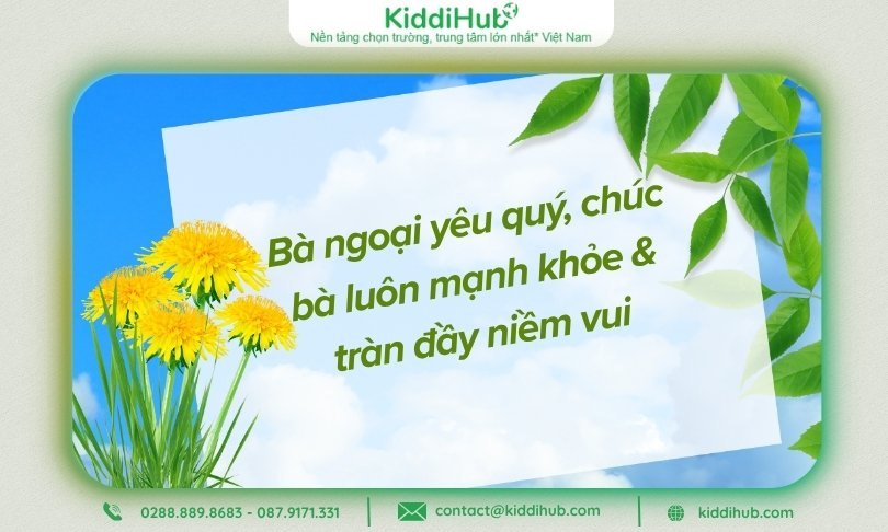 Lời chúc 20/10 cho bà ngoại