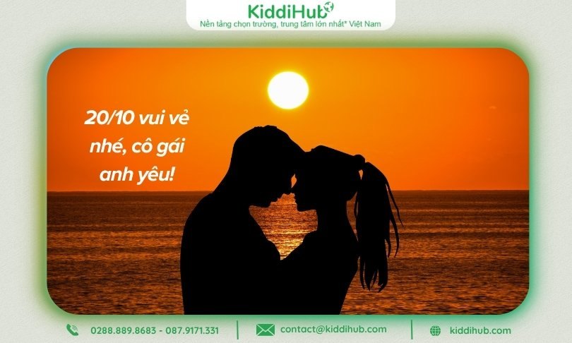 Lời chúc 20/10 cho người yêu ngắn gọn & dễ nhớ
