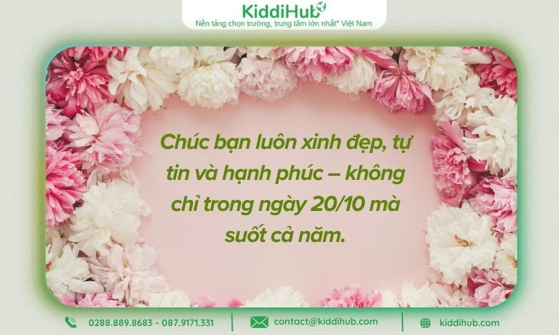Lời chúc 20/10 cho đồng nghiệp nữ hay và ý nghĩa