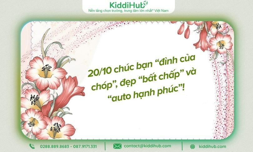 Những lời chúc 20/10 cho đồng nghiệp bắt trend sáng tạo