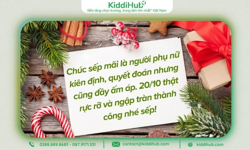 Lời chúc sếp 20/10 có tính cách mạnh mẽ, độc lập
