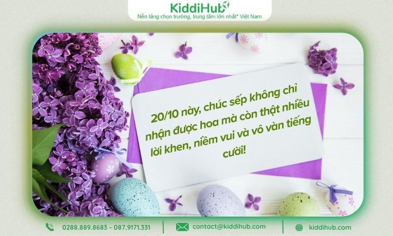 Lời chúc dành cho sếp có tính cách hướng ngoại