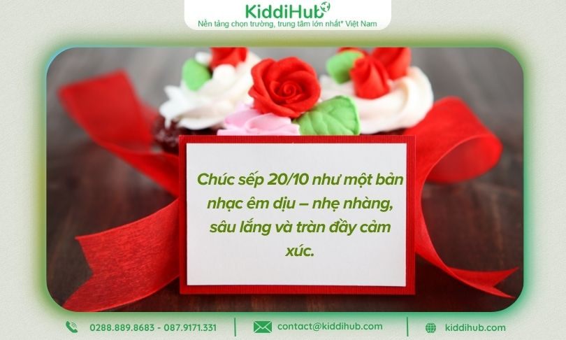 Lời chúc sếp có tính cách dịu dàng, nhẹ nhàng