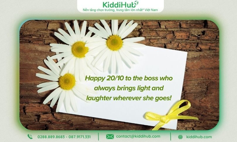 Lời chúc sếp bằng tiếng Anh độc đáo, vui vẻ