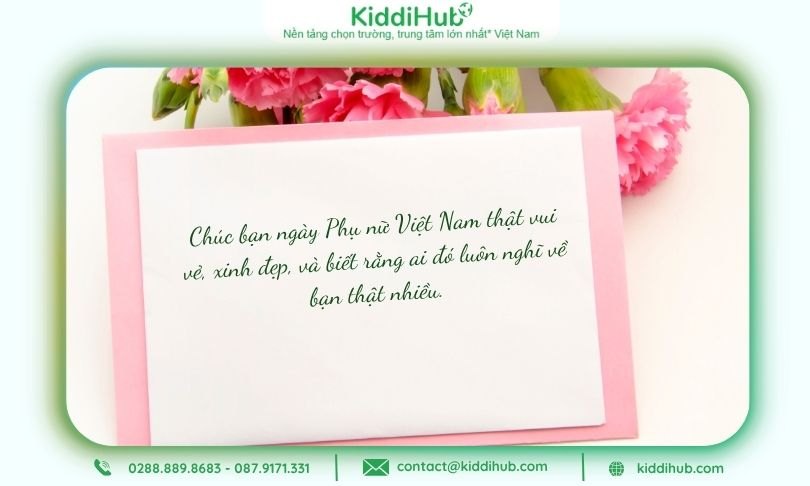 Chúc 20/10 bạn thân là crush ngọt ngào, nghe xao xuyến
