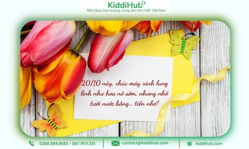 Lời chúc 20/10 cho bạn thân ý nghĩa & hay nhất 2025