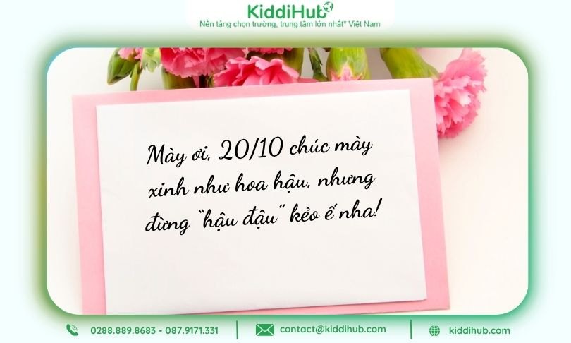 Chúc bạn thân cười cả ngày 20/10