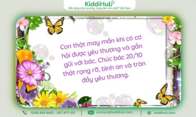 Những lời chúc 20/10 dành tặng mẹ người yêu đầy cảm động