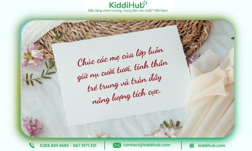 Lời chúc 20/10 dành cho phụ huynh yêu thương