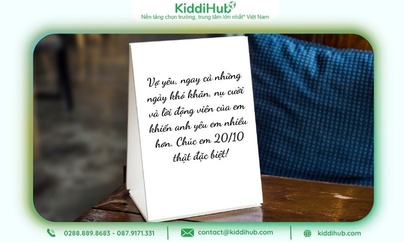 Chọn lời chúc 20/10 cho vợ khiến nàng tan chảy