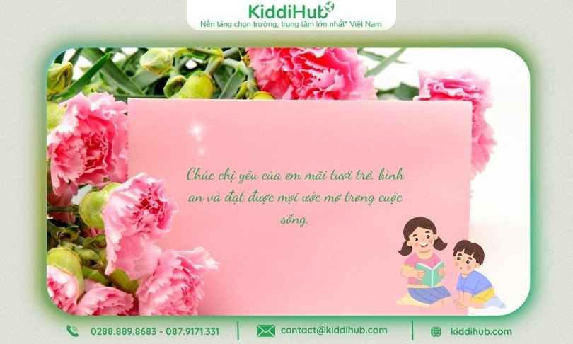 Lời chúc 20/10 cho chị gái ruột ngắn gọn, ý nghĩa