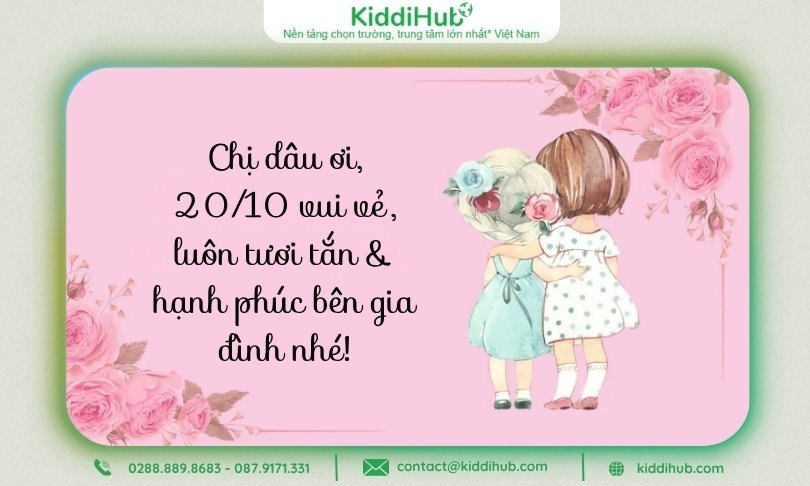 Chúc 20/10 chị dâu – Duyên dáng và tinh tế