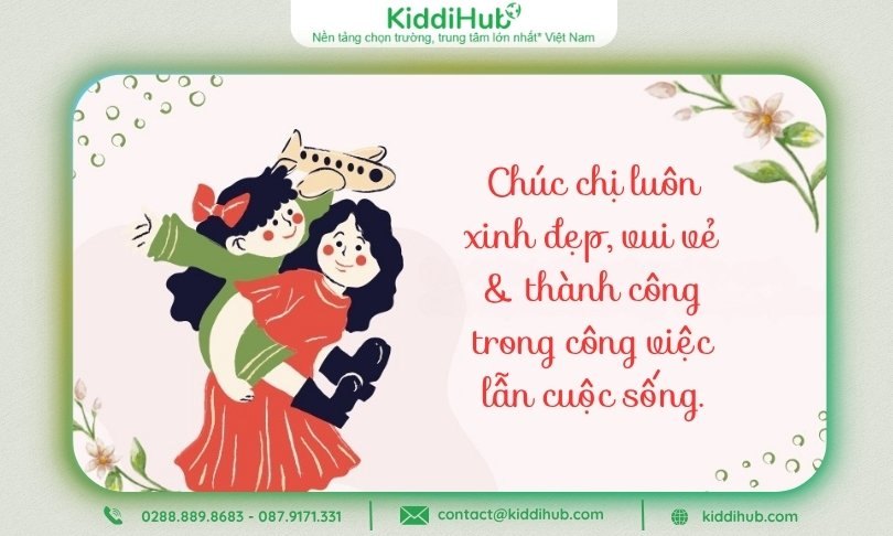 Lời chúc 20/10 cho chị gái của người yêu