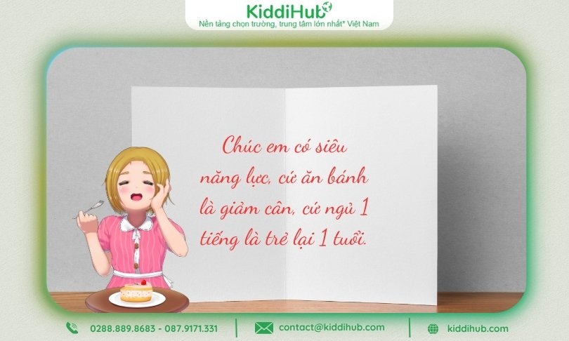 Lời chúc 20/10 cho em gái kiểu “siêu thực, tưởng tượng hài hước”