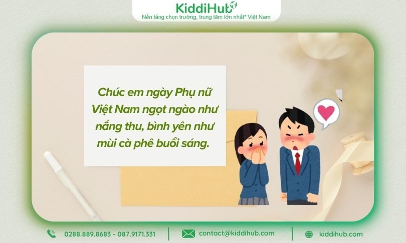 Lời chúc 20/10 cho bạn gái mới quen lãng mạn, tinh tế
