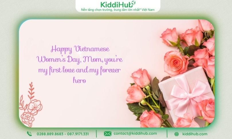 Chúc mừng 20/10 bằng tiếng Anh dành cho mẹ ý nghĩa