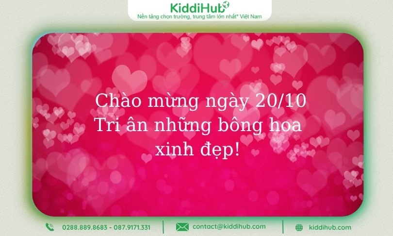 Khẩu hiệu 20/10 hay và độc đáo cho mọi sự kiện