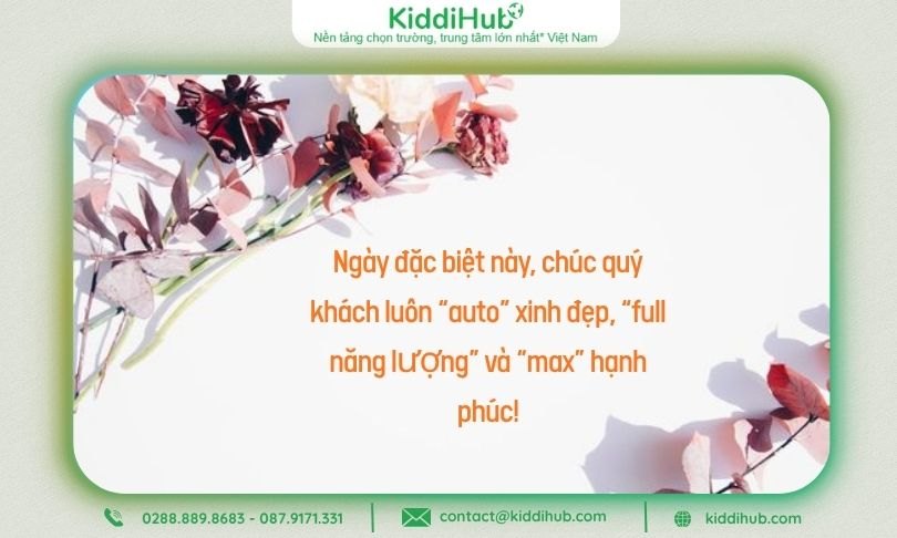 Lời chúc 20/10 cho khách hàng hài hước, độc đáo